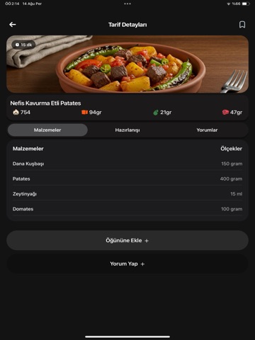 AI Calorie Tracker: Tabak AI iPad screenshot 6