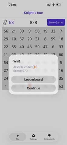 Knight Tour Trainer Screenshot 6 of 7