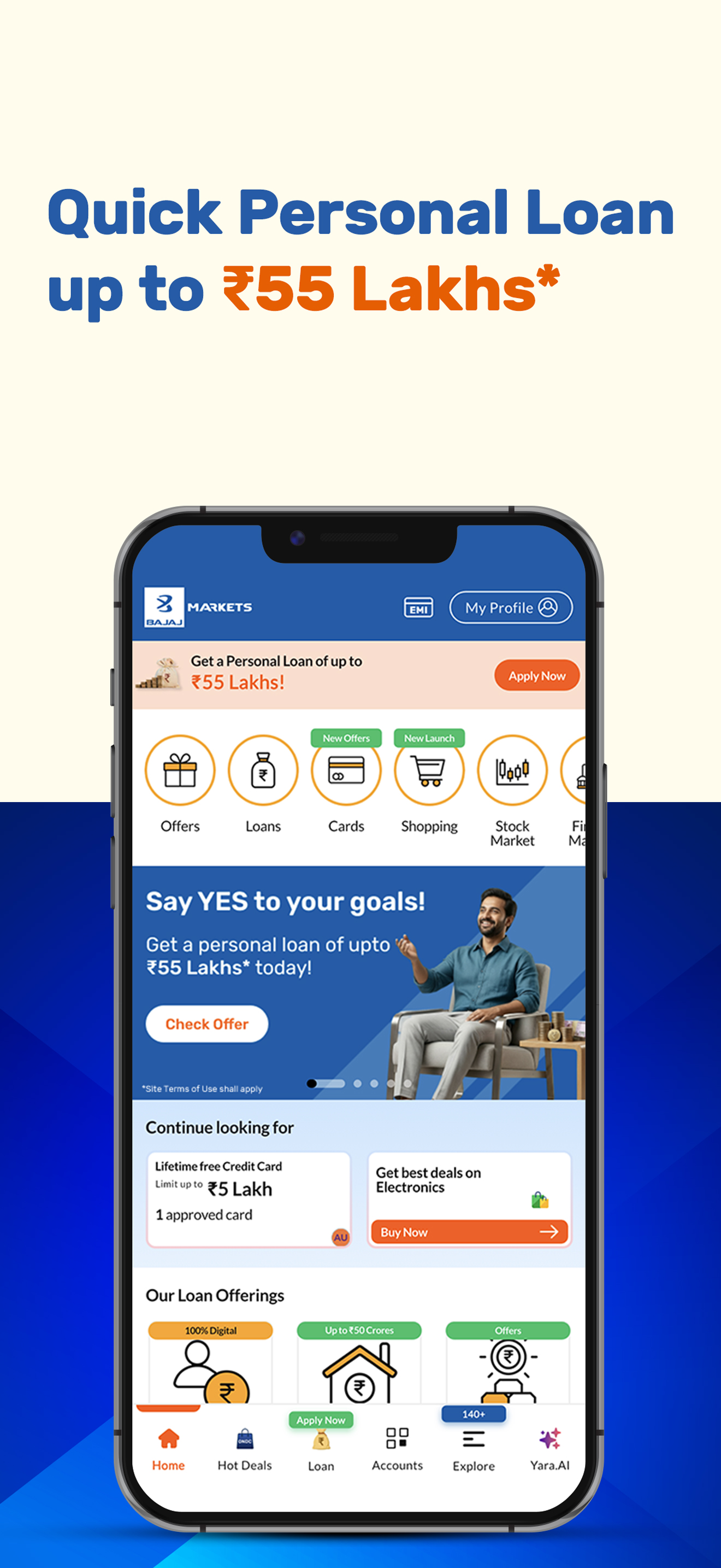 Bajaj Markets: Loan & Credit