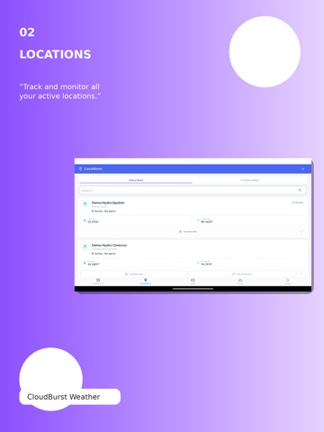 Greenko CloudBurst iPad screenshot 1