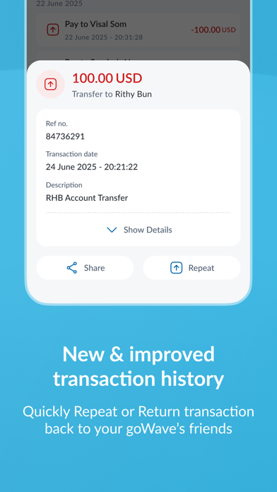 goWave by RHB iPhone screenshot 7 - Finance app