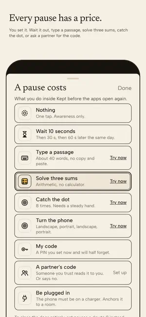 Kept: Time & Place App Blocker screenshot 4