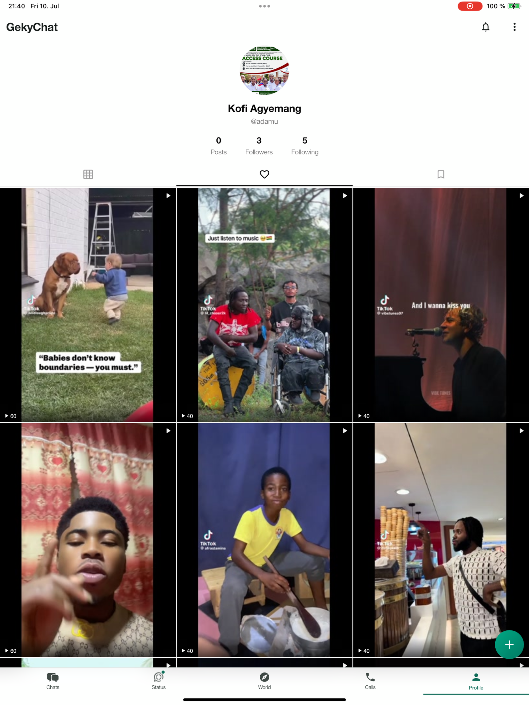 GekyChat screenshot 12