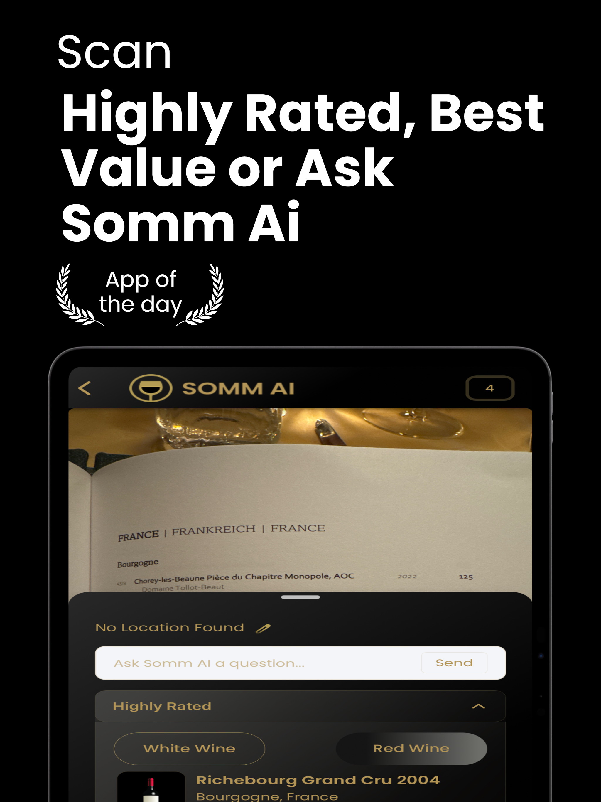 Somm AI: Wine Menu Scanner