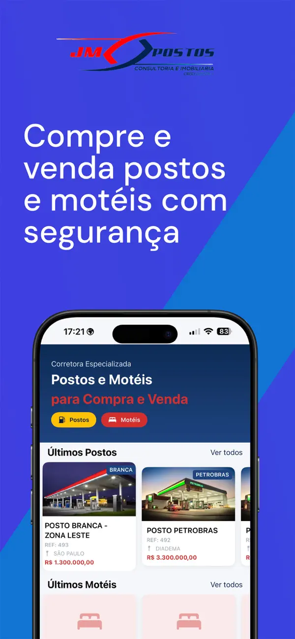 Screenshot #1 pour JM Postos - Postos e Motéis