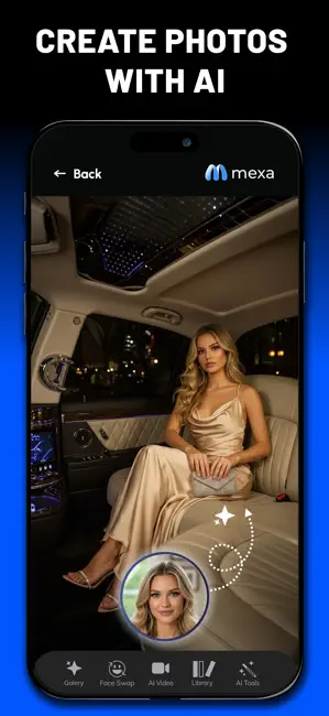 Mexa - Photo & Video with AI iPhone screenshot 1