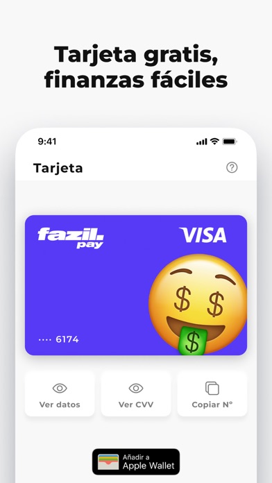 Fazil Pay - Cuenta Online Screenshot