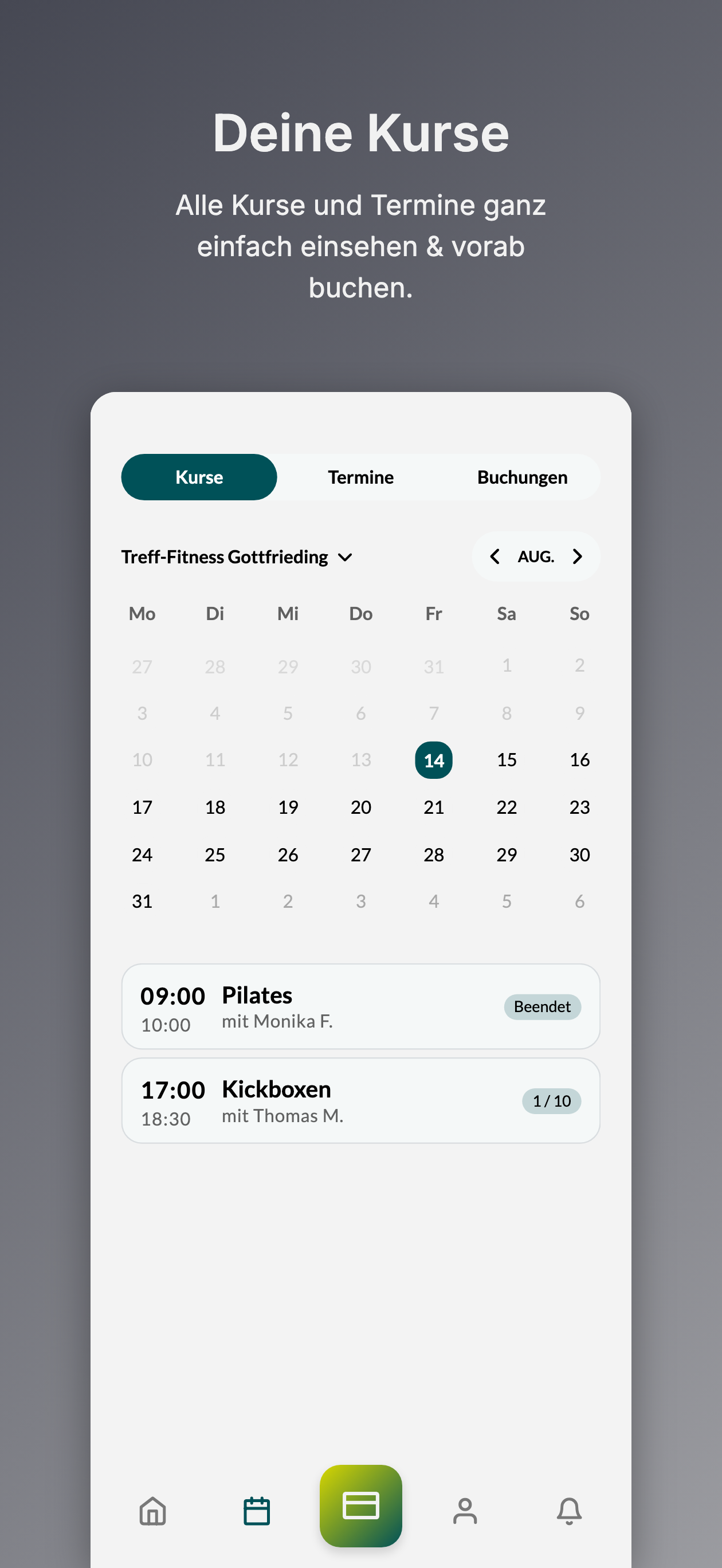 Treff.Fitness screenshot 3