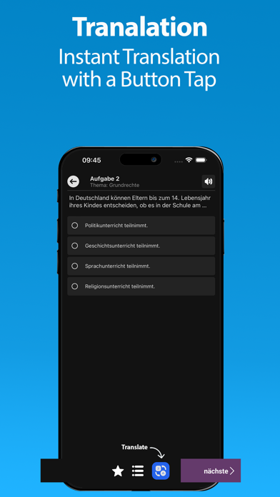 Leben in Deutschland 310Fragen Screenshot