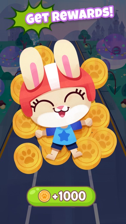 Bini Bunny Run: Running Games screenshot-4