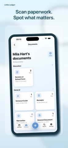 Little Ledger: Family Records iPhone screenshot
