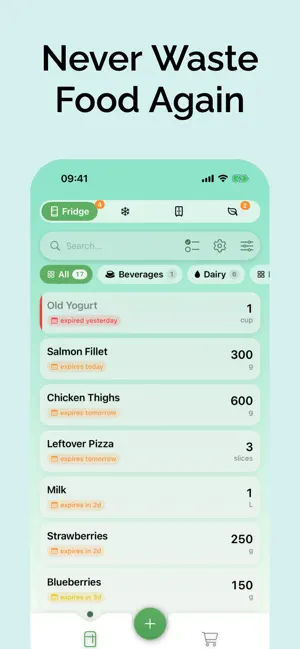 Fridgify iPhone screenshot 1