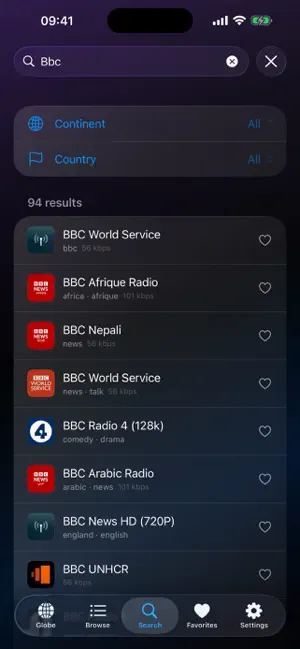 RadioBeam screenshot 1