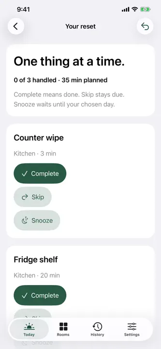 Room Reset Routines screenshot 3