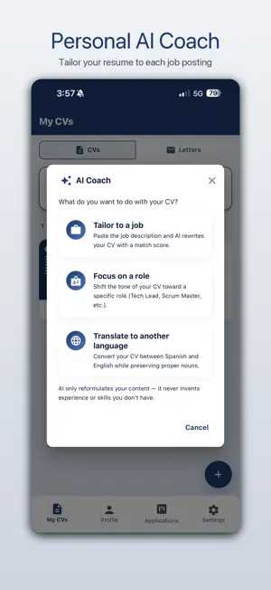 ResumAI: AI Resume Builder screenshot 2