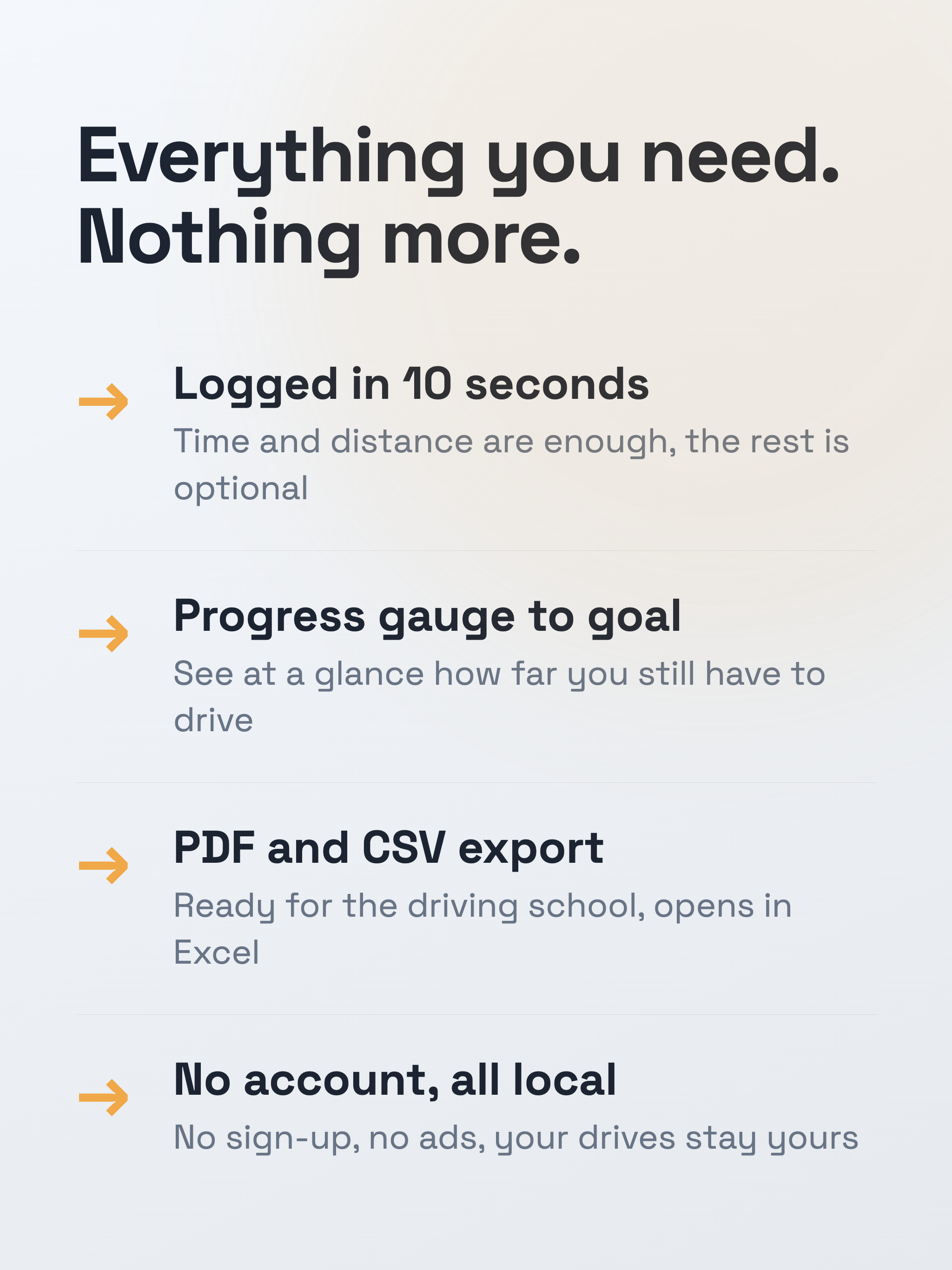 Learner Driver Log : Trajeo screenshot 13
