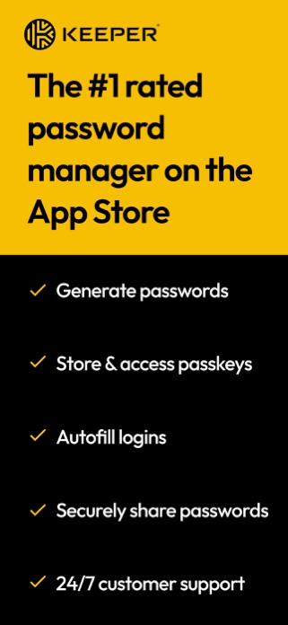 Keeper Password Manager Screenshot 1 of 9