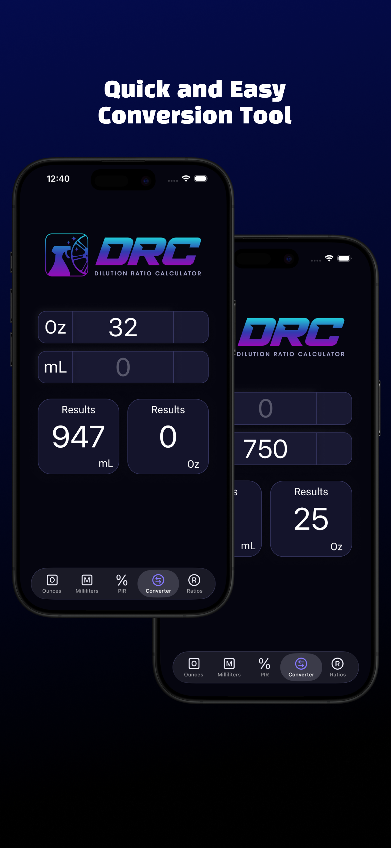 DRC - Detailing Calculator