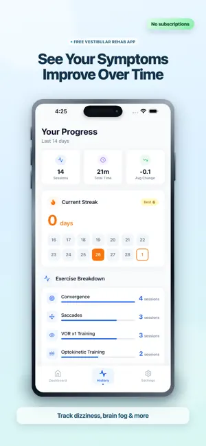 VOR Eye Rehab screenshot 1
