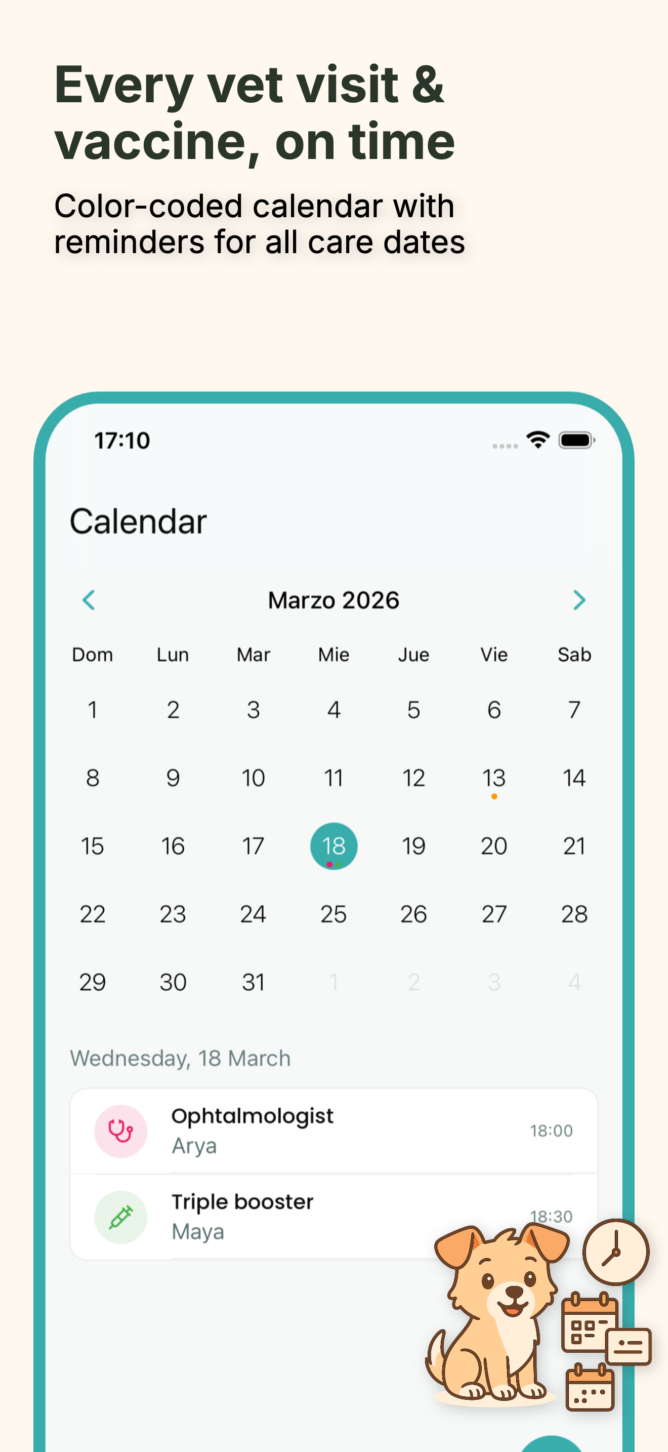 Arya: Pet Pill Reminder screenshot 3