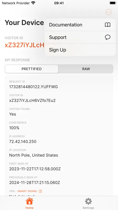 Fingerprint: Device Signals screenshot 5 of 7