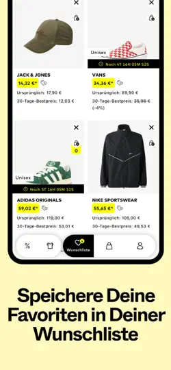 Screenshot von ABOUT YOU Outlet auf dem iPhone 4