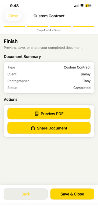 Model Release Form Screenshot 8 of 9