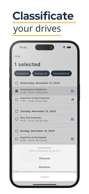 Auto Mileage Tracker - RoadLog screenshot 3