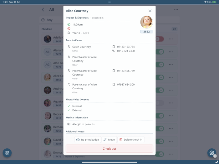 ChurchSuite Check-In