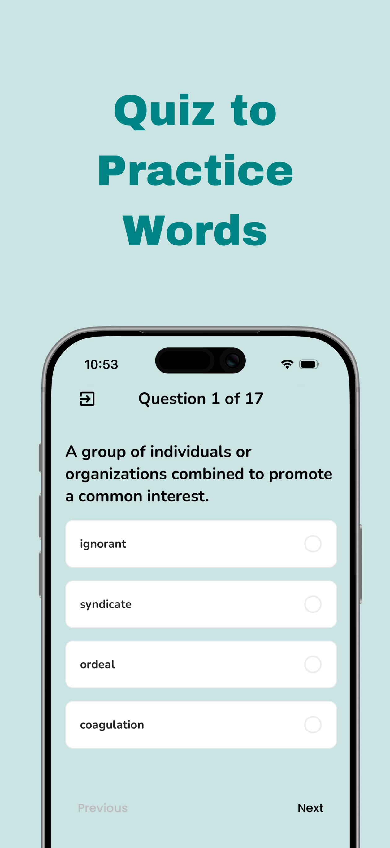 Vocably: Practice Vocabulary screenshot 3