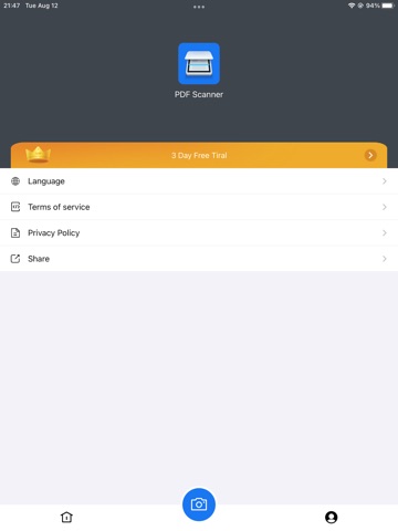 Super Scanner: PDF & OCR iPad screenshot