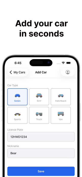 CarManager app Screenshot 2 of 6