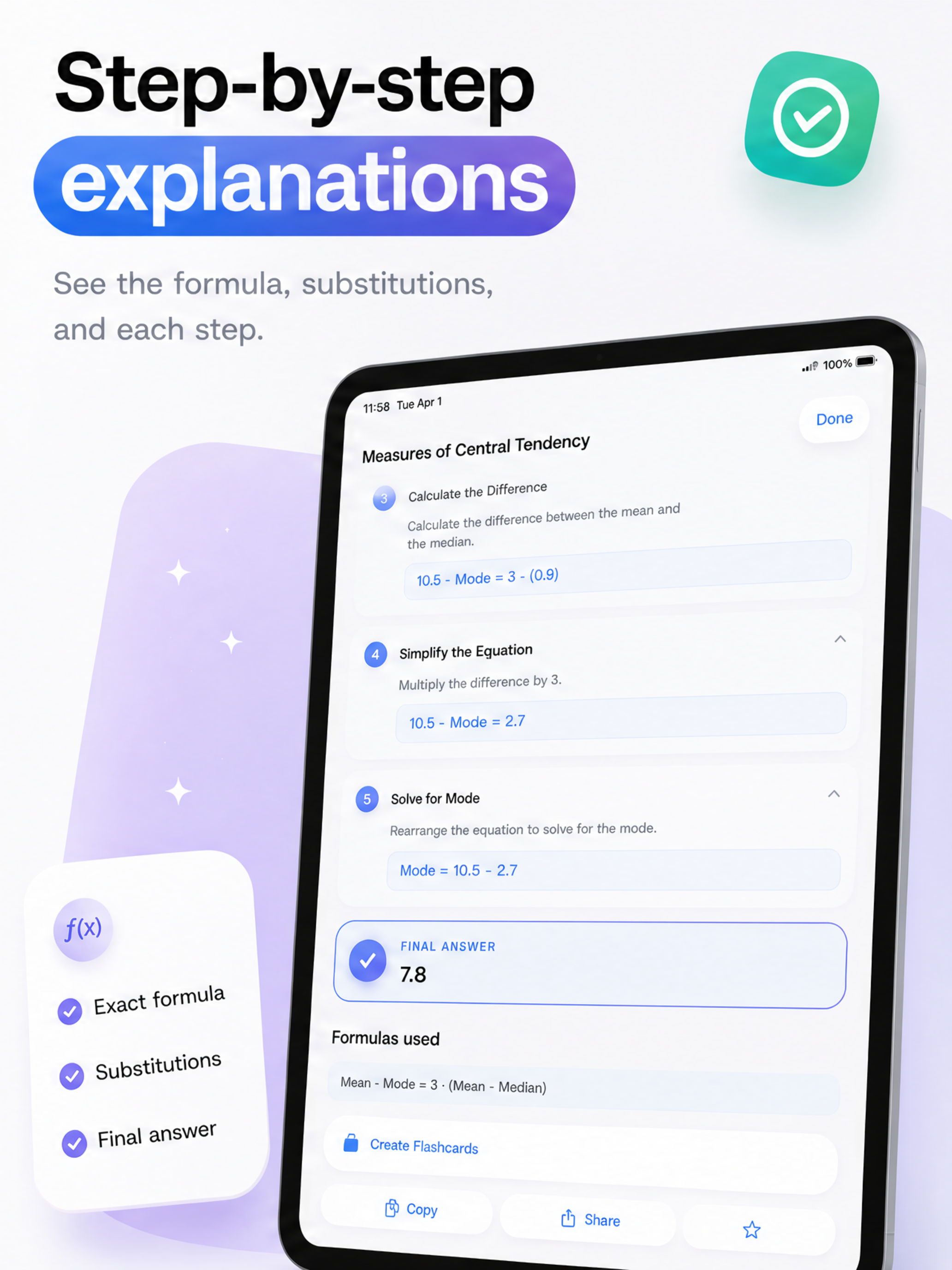 Statistics Problem Solver Pro screenshot 9