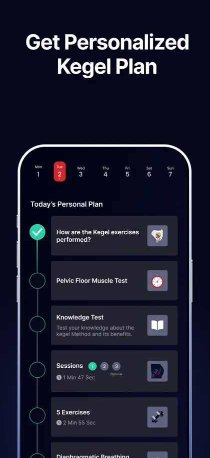 Captura de tela 3 de 6 de Kegel Men: Men's Health