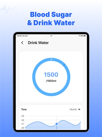 iCardio: Heart Rate Monitor iPad screenshot