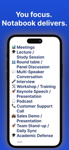 Notabook - AI Note Taker Screenshot 8 of 8