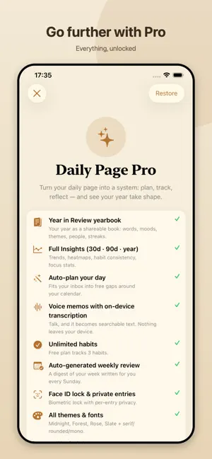 Daily Page: Journal & Planner screenshot 4