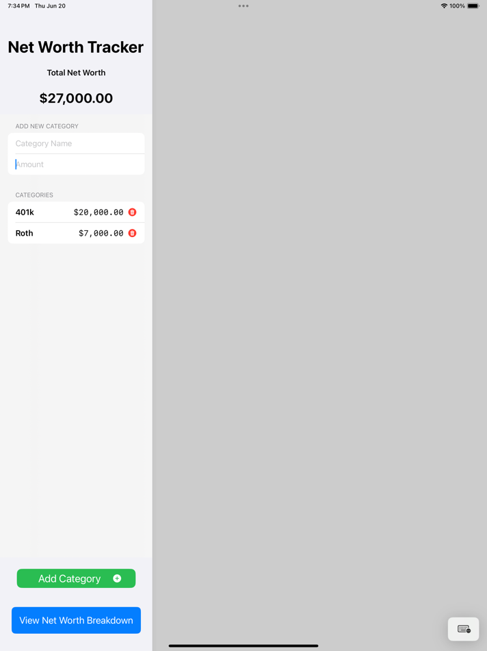 #2. WealthWorth: Net Worth Tracker (iOS) 由: Jake Cupani