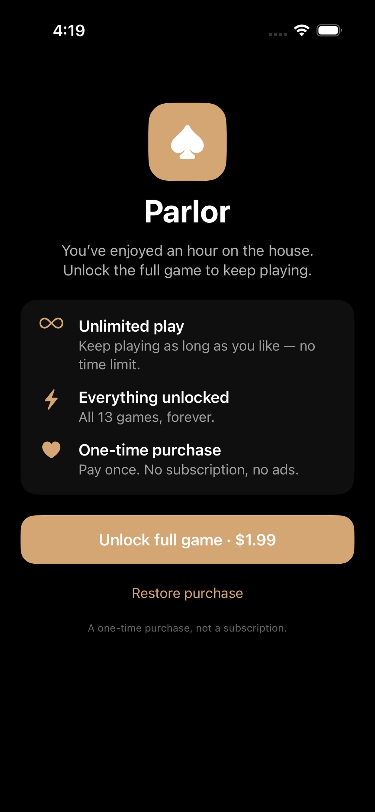 Screenshot 3 of Parlor: Classic Games