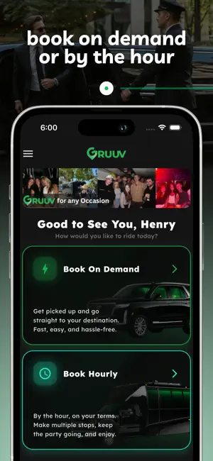 Gruuv Rideshare screenshot 1