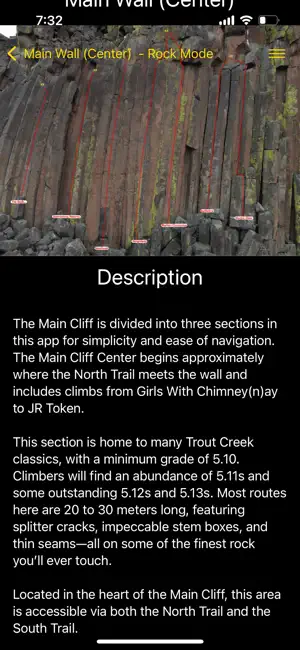 Central Oregon Climbing app screenshot 3