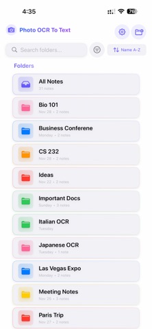 Photo OCR To Text screenshot