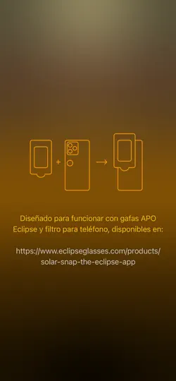 Captura de pantalla de Solar Snap en iPhone 5