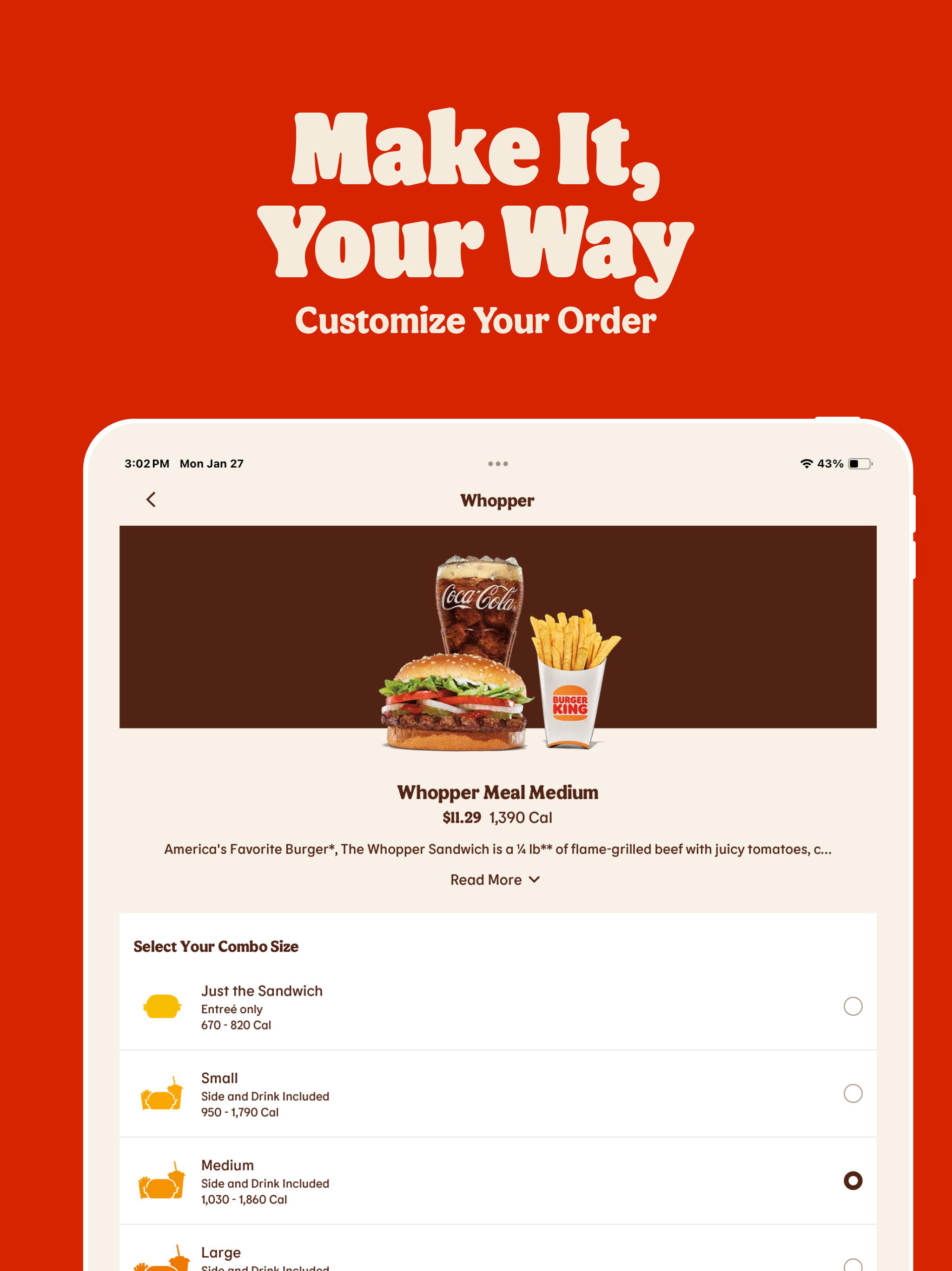 BURGER KING® App screenshot 9