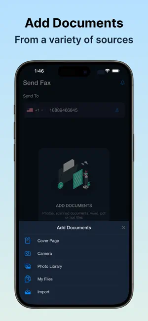 Fax Hero: Send Fax from iPhone screenshot 2