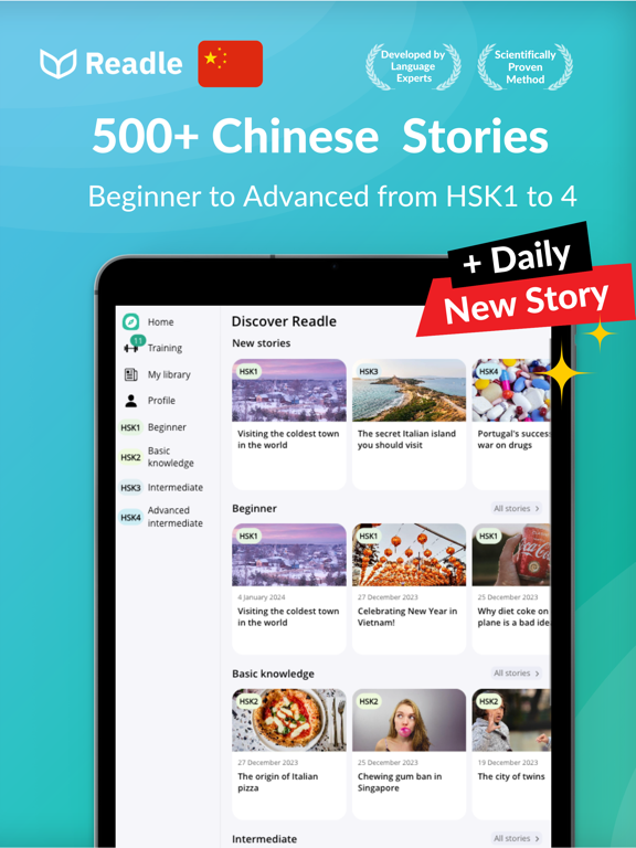 Learn Chinese: Readle Mandarin