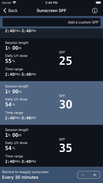 Sola: UV Index & Sun Exposure Screenshot