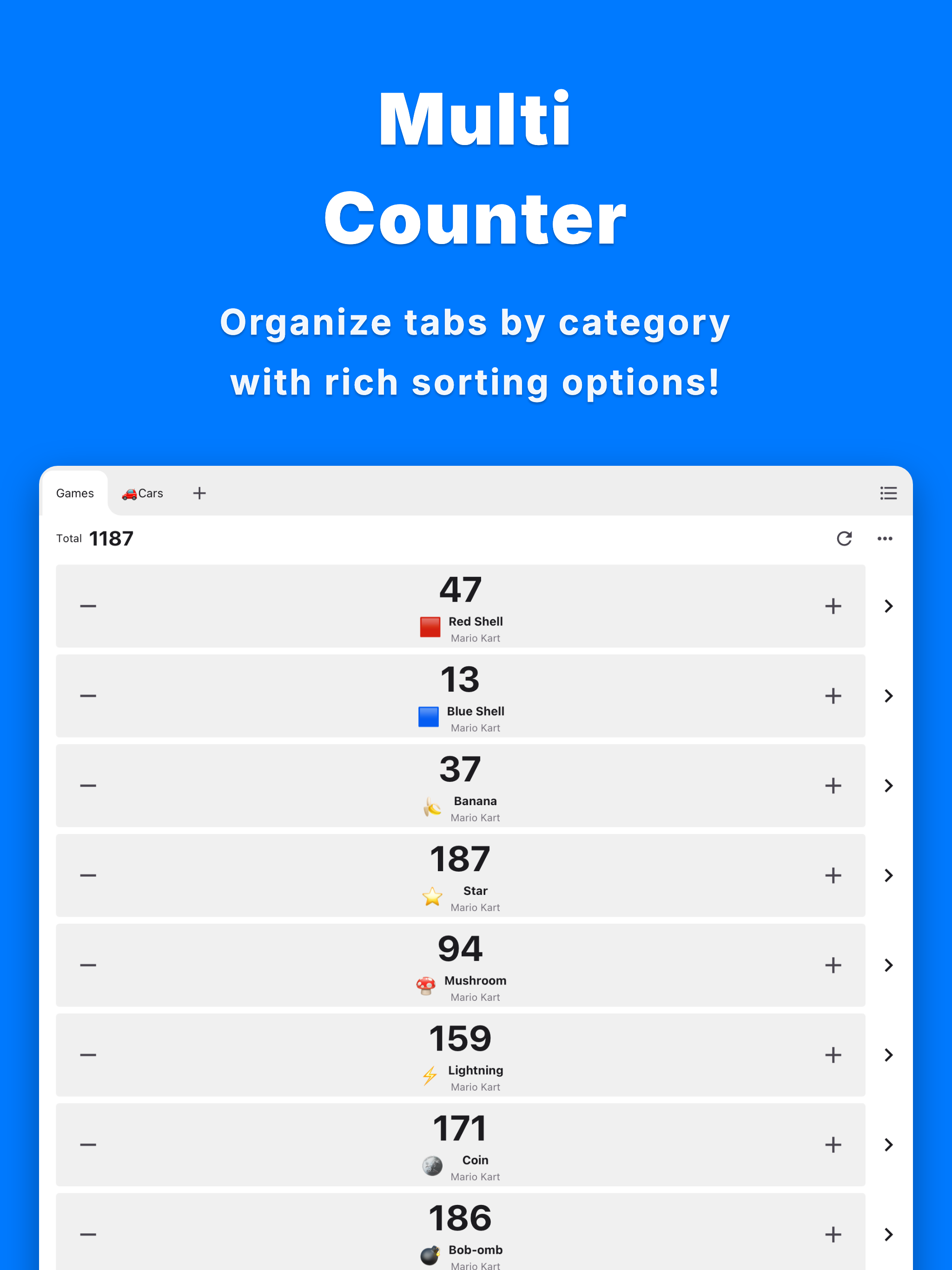 Multi Counter - Count up/down screenshot 9