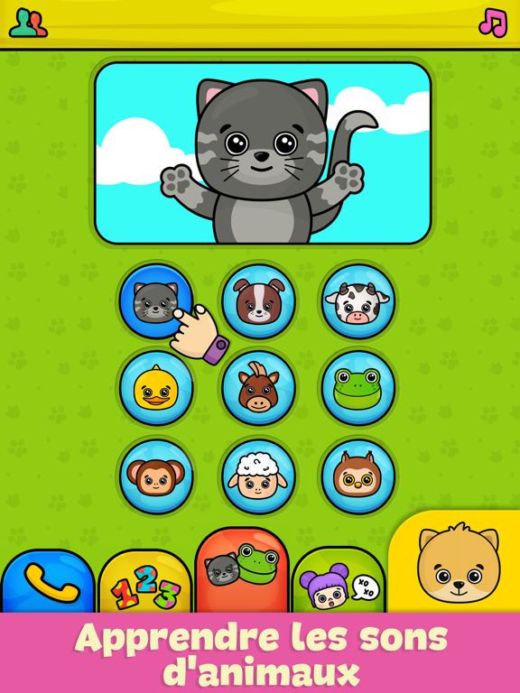Screenshot #5 pour Jeux animaux pour enfant, bebe