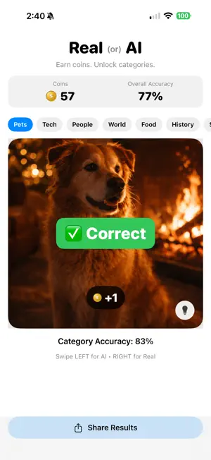 Real AI: Spot the Fake screenshot 1
